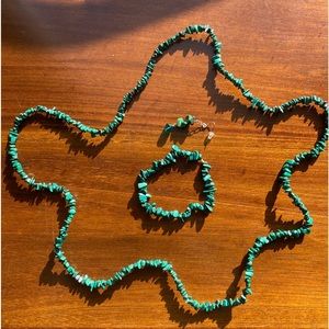 Natural Green Malachite 3 piece BUNDLE!